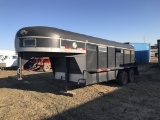 1990 PERONE GOOSESNECK HORSE TRAILER