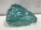 TEAL COLORED GLASS ROCK