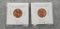 (2) UNCIRCULATED WHEAT PENNIES