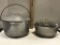 (2) VINTAGE DUTCH OVENS SUPER MAID & MELJAX