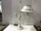 VINTAGE WHITE ELECTRIC DESK LAMP