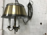 METAL CANDLESTICK ELECTRIC HANGING LAMP