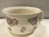 PORCELAIN FLORAL THUNDER MUG