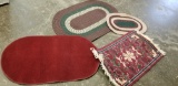 (4) ASSORTED AREA RUGS