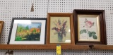 (3) FRAMED PRINTS