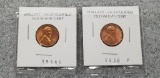 (2) UNCIRCULATED WHEAT PENNIES