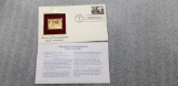 1996 FIRST DAY OF ISSUE GOLD STAMP
