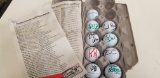 (9) 2015 JD CLASSIC AUTOGRAPHED GOLF BALLS