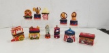 (11) CIRCUS THEMED COLLECTABLE TRINKET BOXES