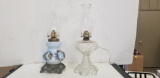 (2) VINTAGE OIL LAMPS