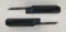 (2) 870 SHOTGUN SLIDES  - (1) SYNTHETIC (1) WOOD