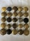 LOT of (25) Military Academy - Cadet - State Institute Uniform Buttons