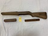 (2) M-1 GARAND HAND GUARD & STOCK