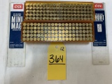 (2) BOXES  100 RDS/BOX .22 LONG RIFLE HOLLOW POINT AMMO