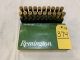 (20) RDS REMINGTON 30-06 SPRG. ACCELERATOR AMMO