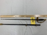 MEDICAL STAFF OFFICERS' SWORD VARIANT FORM 1860