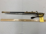 NAVAL OFFICERS' SWORD - MODEL 1852