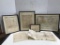 (6) ASSORTED 1800'S LAND PURCHASE CERTIFICATES & TAX PAPER