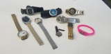 (9) ASSORTED WRIST WATCHES