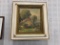 VINTAGE DECORATER LANDSCAPE PRINT IN VINTAGE GILDED FRAME