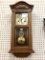 D & A PLASTIC CABINET PENDULUM WALL CLOCK