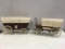 (2) ASSEMBLED COVERED WAGON MODELS