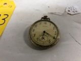 WALTHAM 15 JEWEL YGF POCKET WATCH