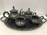 VANBERGH SILVERPLATE CO. TEA / COFFEE SET