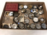 BULK LOT MISC. WATCHES & PARTS FOR REPAIR / PARTS / CRAFTS