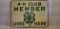 VINTAGE 4-H CLUB MEMBER HOUSE SIGN