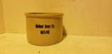 HOLLAND DAIRY CO. STONEWARE BUTTER / CHEESE CROCK - MOLINE