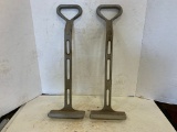 PAIR OF ALUMINUM HANDLING TOOLS