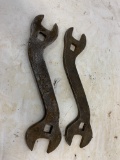 (2) OLD JOHN DEERE WRENCHES