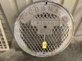 ROUND McCORMICK STEAM ENGINE GRILL OR GRATE