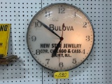 BULOVA NEW STAR JEWELRY ROUND WALL CLOCK