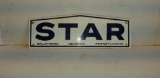 VINTAGE STAR ENAMEL SIGN