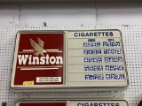 WINSTON CIGARETTES 2 SIDED PLASTIC SIGN