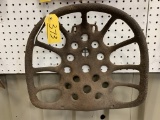 UNMARKED IRON IMPLEMENT SEAT