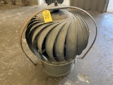 UNMARKED TURBINE STYLE GALVANIZED BARN VENT FAN