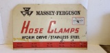 MASSEY-FERGUSON HOSE CLAMPS METAL SIGN