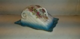 ANTIQUE FLORAL CHEESE DISH