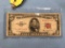 1953C SERIES RED SEAL $5 BILL