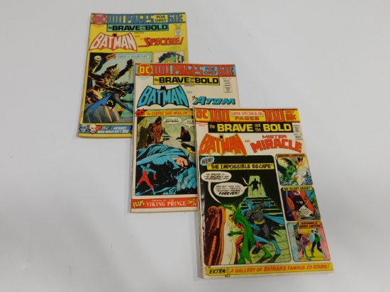 (3) BRAVE AND THE BOLD COMIC BOOKS (1973)