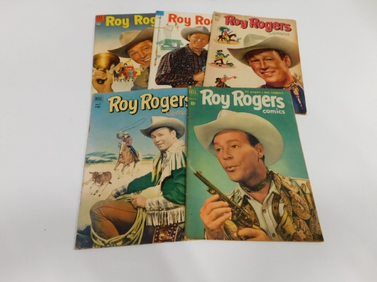 (5) DELL ROY ROGERS  COMICS (1951-55)