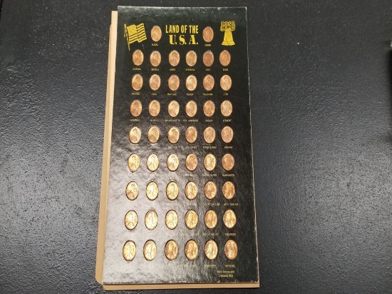LAND OF THE U.S.A STATE PENNY COLLECTION