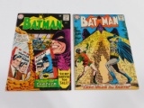 (2) BATMAN COMIC BOOKS (1964-65)