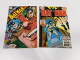 (2) BATMAN COMIC BOOKS (1968-72)