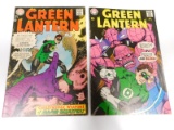 (2) GREEN LANTERN COMIC BOOKS(1967)