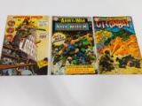 (3) DC WAR COMIC BOOKS (1966-70)
