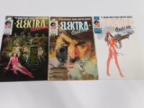 (3) MARVEL ELEKTRA COMIC BOOKS (1986)